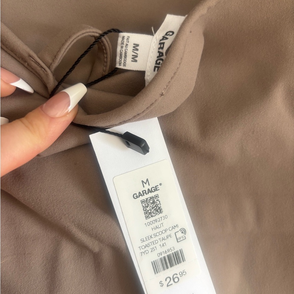 Garage Taupe Sleek Cami